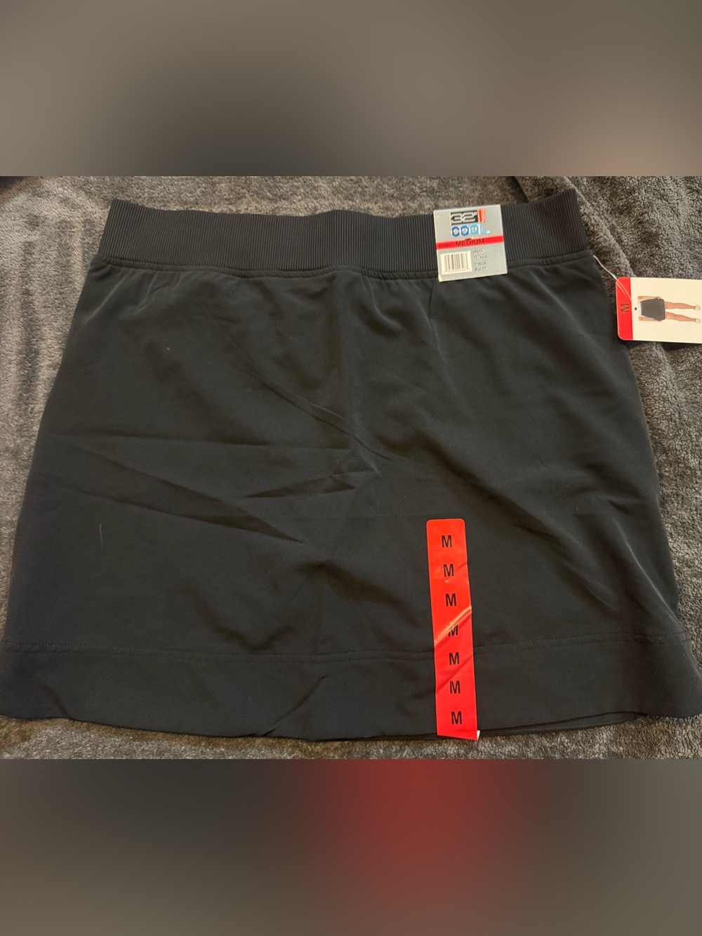 32 Degrees Black Athletic Skort with Stretch Waistband